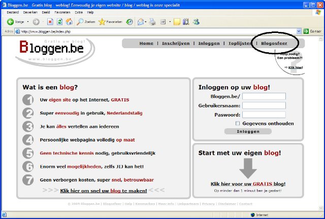 Bloggen.be blogosfeer forum